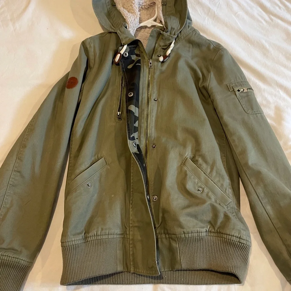 Army green Roxy jacket - Picture 1 of 7